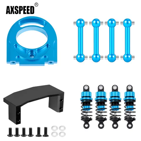 AXSPEED 완충기 드라이브 샤프트 CVD 스티어링 컵, 디프 컵 스윙 샤프트 서보 마운트, 1/10 타미야 TT02 RC 자동차용