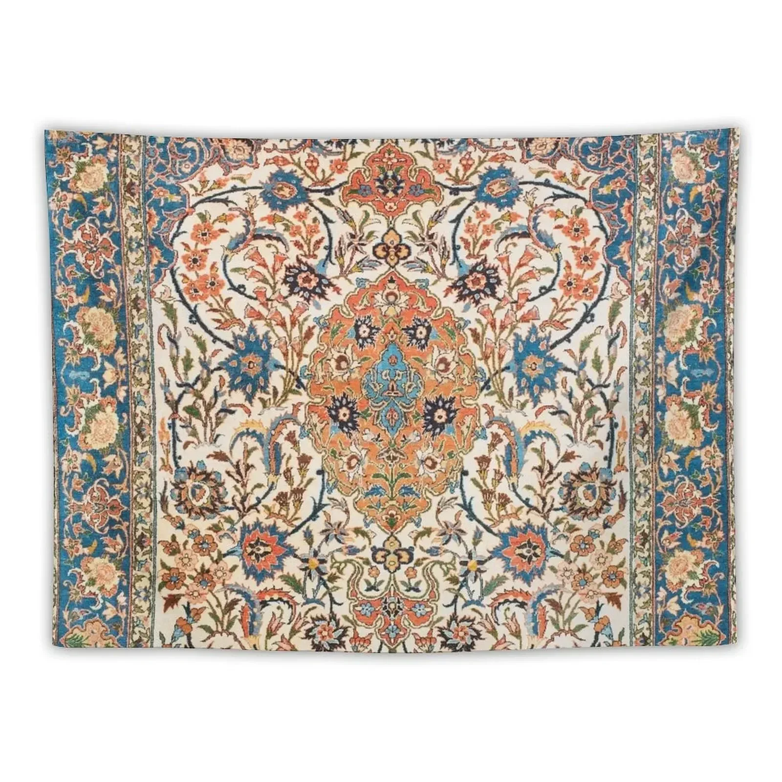 Isfahan Antique Central Persian Carpet Print Tapestry Decorations For Room Room Decorations Aesthetics Home Decorators Tapestry