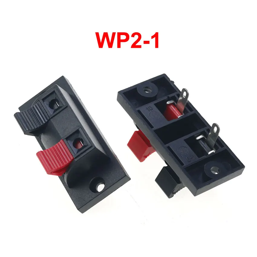 Cltgxdd 1 Pieces WP2 WP4 Speaker Amplifier Positions Connector Terminal Push In Spring 2/4 Poles Audio Speaker Connector