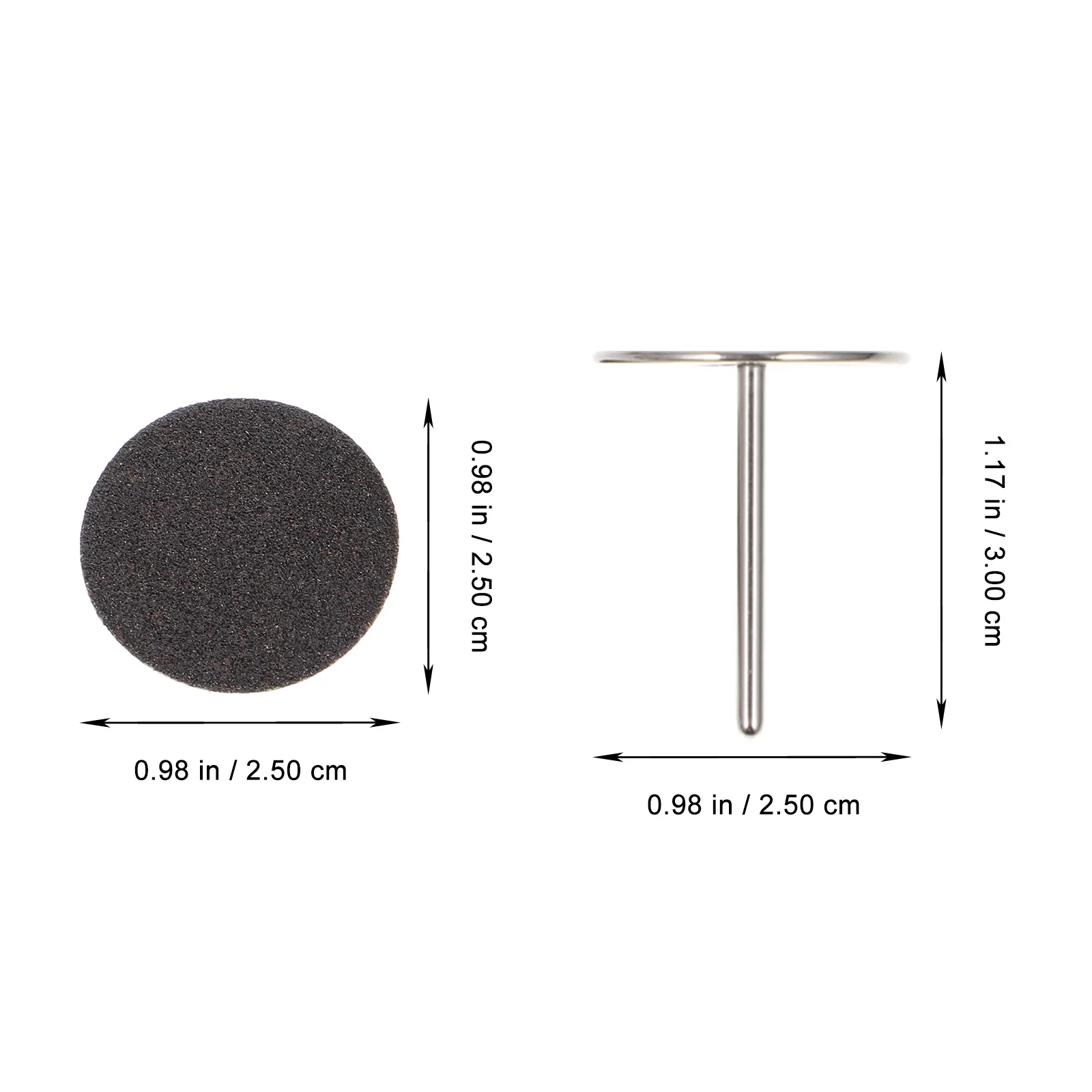 1 set 1 Set Nail Sanding Slices For Dead Skin Removing Tools Electric Grinding Accessories Manicure Pedicure Sandpaper Discs