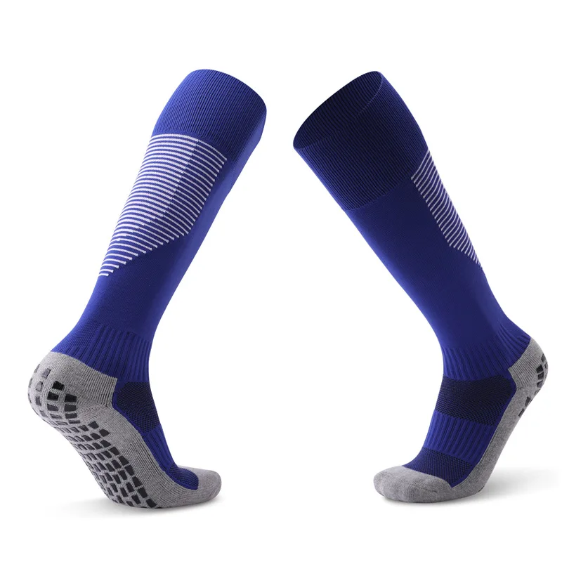 

Absorb Sweat Outdoor Football Socks Anti Slip Soccer Sports Men Womens Sport Socks Square friction Film Thickened Towel Bottom