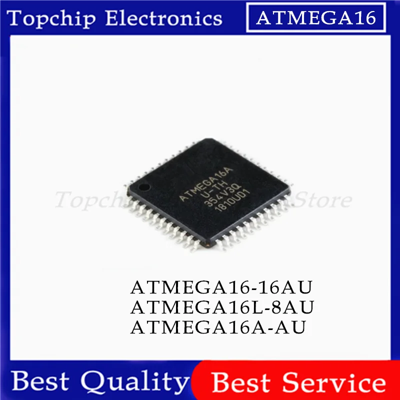 1pcs ATMEGA16A-AU ATMEGA16L-8AU ATMEGA16-16AU QFP