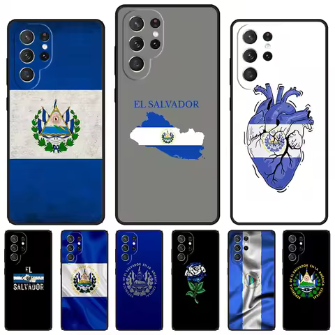 El Salvador Flag phone case For Samsung Galaxy S24 S23 S22 Ultra Note 10 20 Plus S8 S9 S10 S20 S21 FE Cover