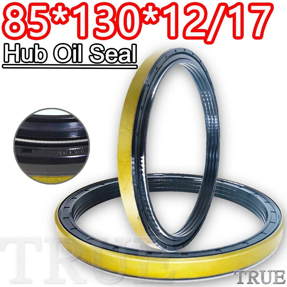 Hub Oil Seal 85*130*12/17 For Tractor Cat 85X130X12/17 Fix Best Replacement Service O-ring O ring Repair kit Nitrile NBR Nok