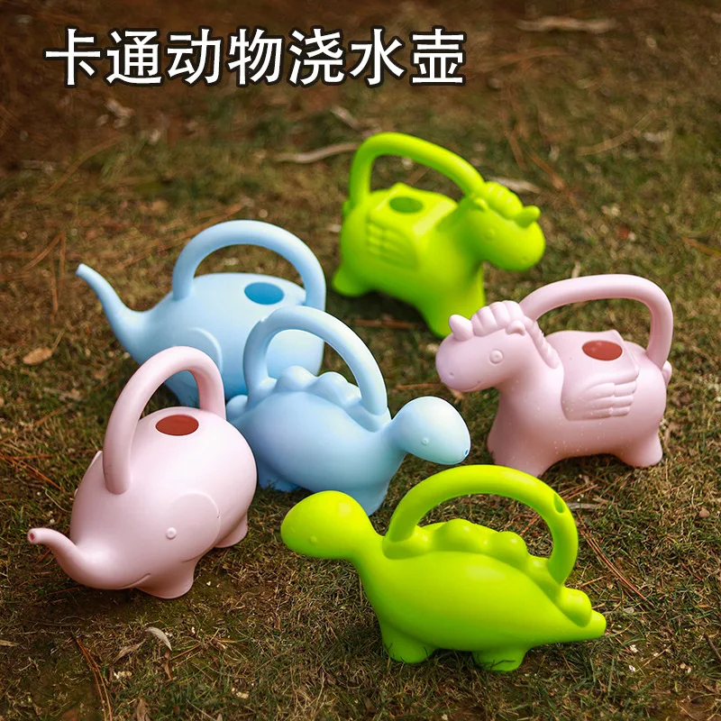 

Gardening tools household children watering kettle portable watering pot candy color cartoon meaty kettle cartoon pot