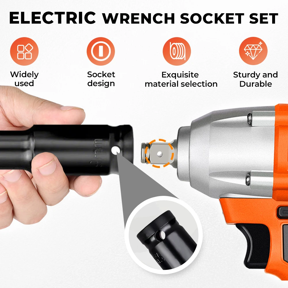 

Удлиненная головка, набор электрических головок, телескопическая головка, инструмент для обслуживания автомобилей, шестиугольное удлинение, 10 шт.