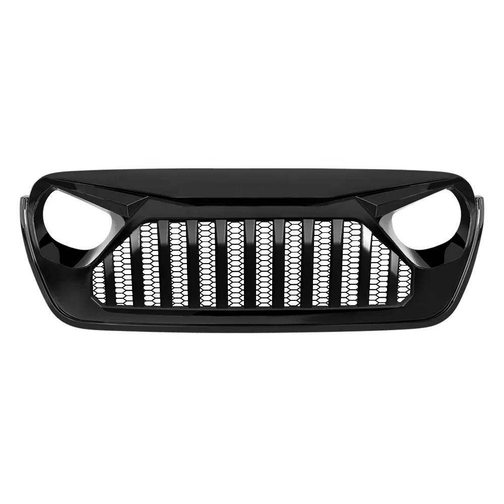 

Gladiator Vader Style Glossy Black Front Grille For Jeep Wrangler JL/JT 2018-2021 US Stock Wholesale