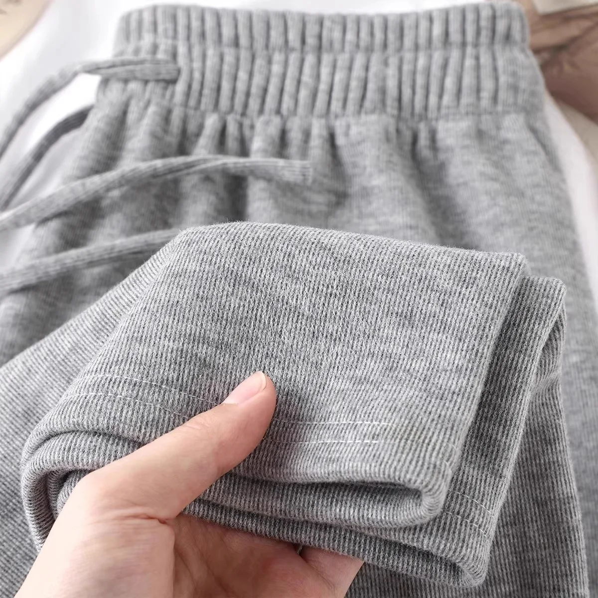 

Comfortable High Waist Thiened Wide Leg Pants Draped Soft Straight ain Women's Spring Autumn Winter Casual Trousers