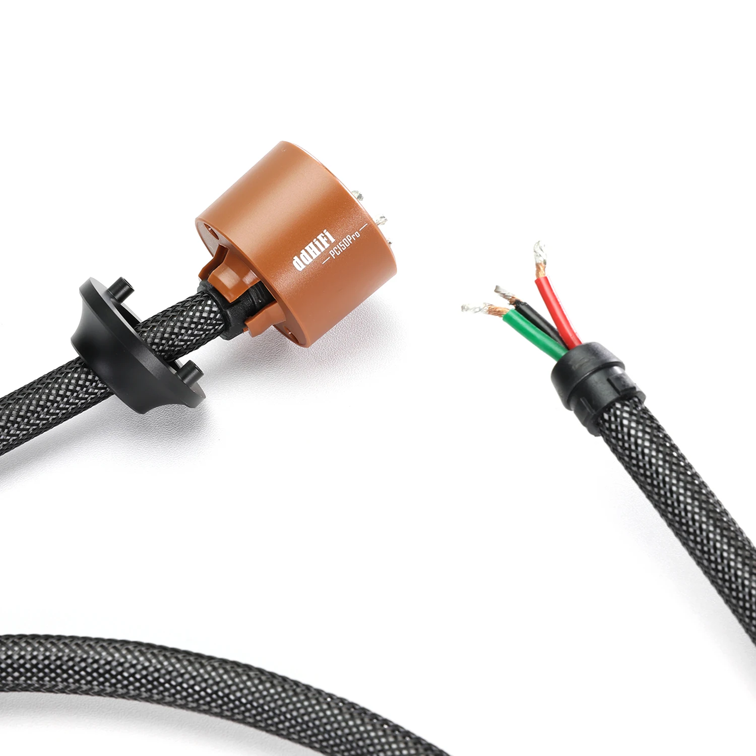 Kit fai da te cavo di alimentazione audiofili DD ddHiFi PC150Pro (colorazione profonda, sintonizzazione del suono intenso, opzioni standard GB/US/EU)