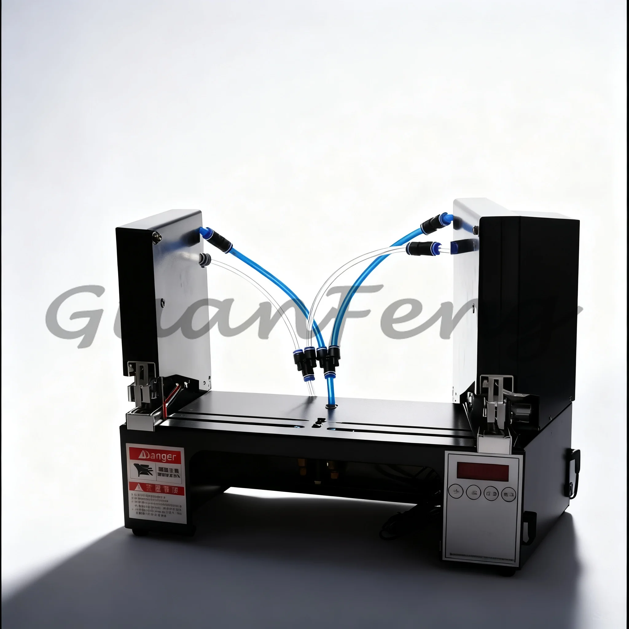 Quick Dual-Head Pneumatic Stapler Automatic Nail Lifting Press Machine for Vacuum Formed Cardboard Box