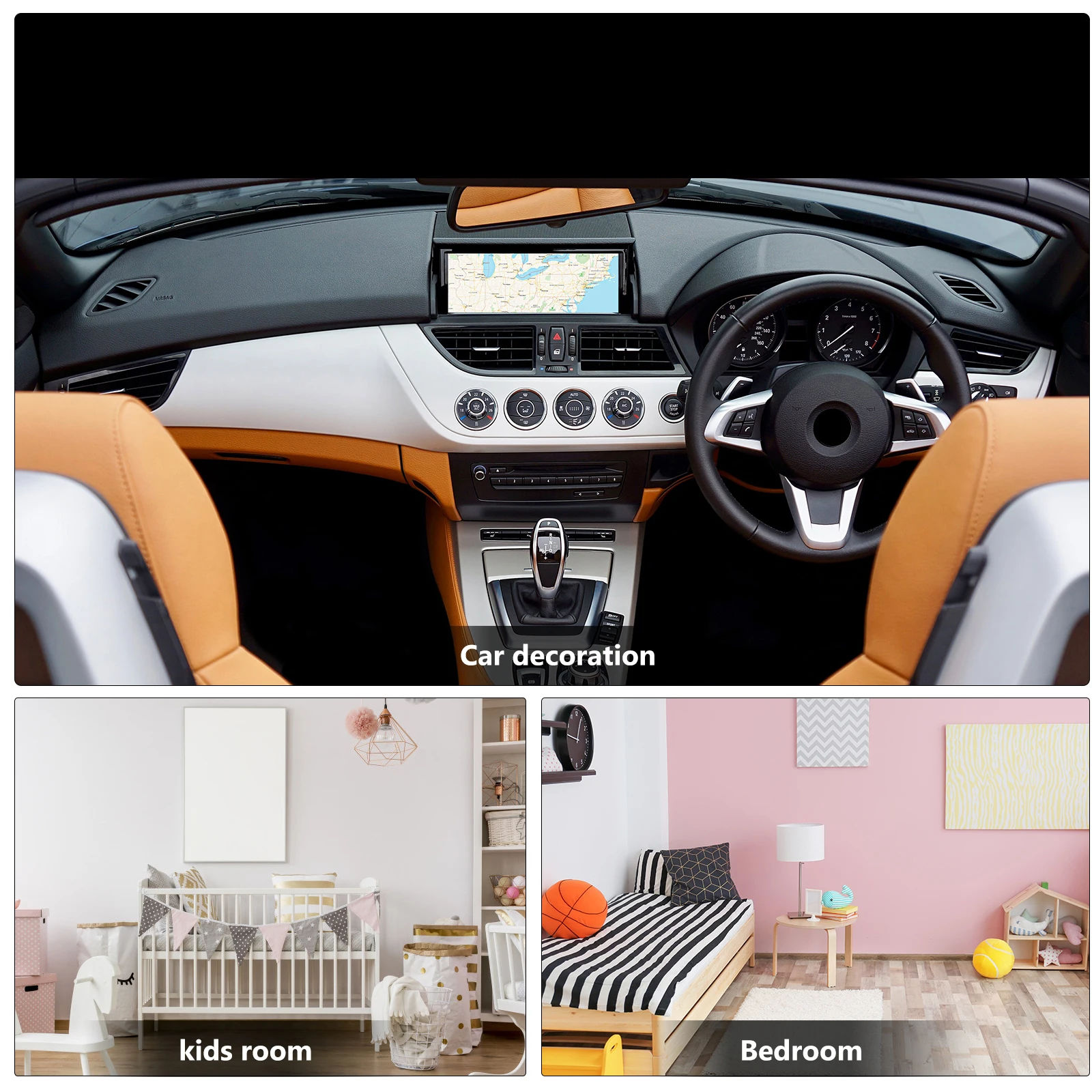 

2pcs Western Saddle Ornament Car Hanging Decoration Rear View Mirror Accessories Horse Style Pendant DIY