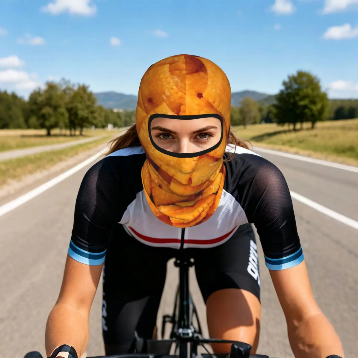 Cheez Its Breathable Thin Balaclava Full Face Mask Sun Protection Neck Gaiter For Motorcycle Cycling Fishing Outdoor