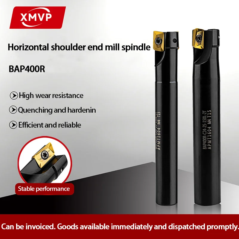 BAP400R Extended Right-Angle Milling Cutter Shaft with Hardened Anti-Vibration Right-Angle Square Shoulder Cutter