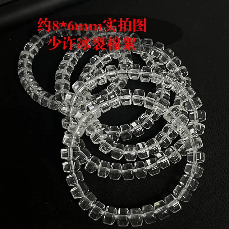 الطبيعية الأبيض عجلة الطب اللوحي القرص سوار قلادة اليد سلسلة مجوهرات فضفاض الخرز الملحقات الفضاء