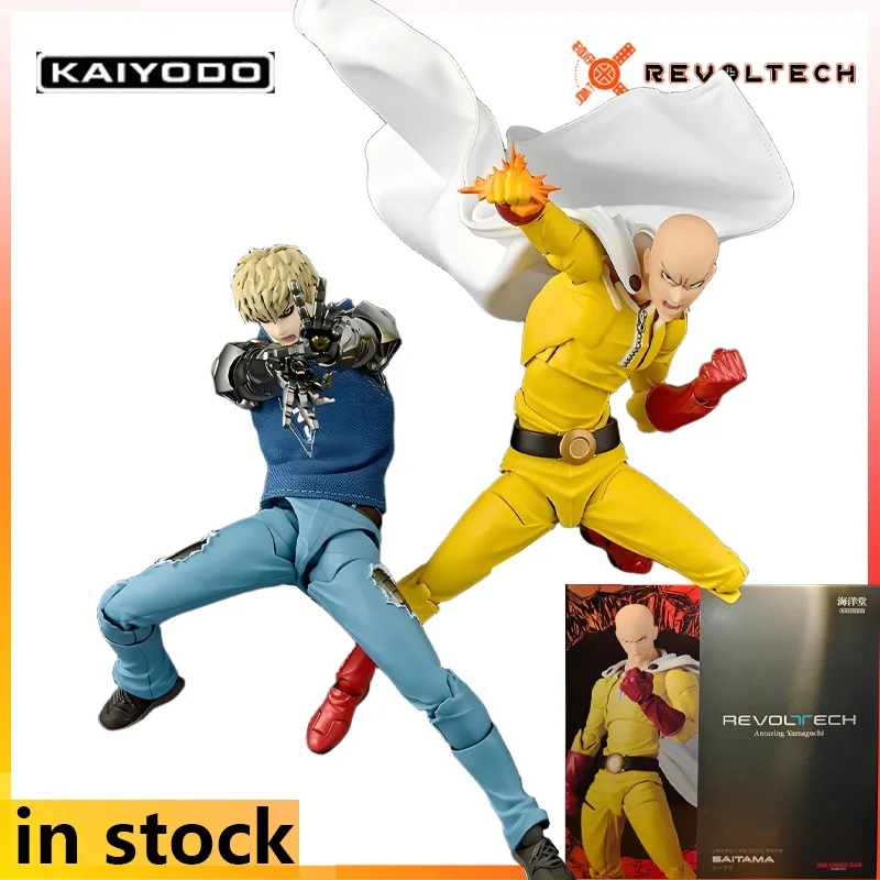 

Kaiyodo Amazing Yamaguchi Style Mobile Doll Series One Punch Superman Saitama Anime Action Figure Model Toy Model Gifts for Boys
