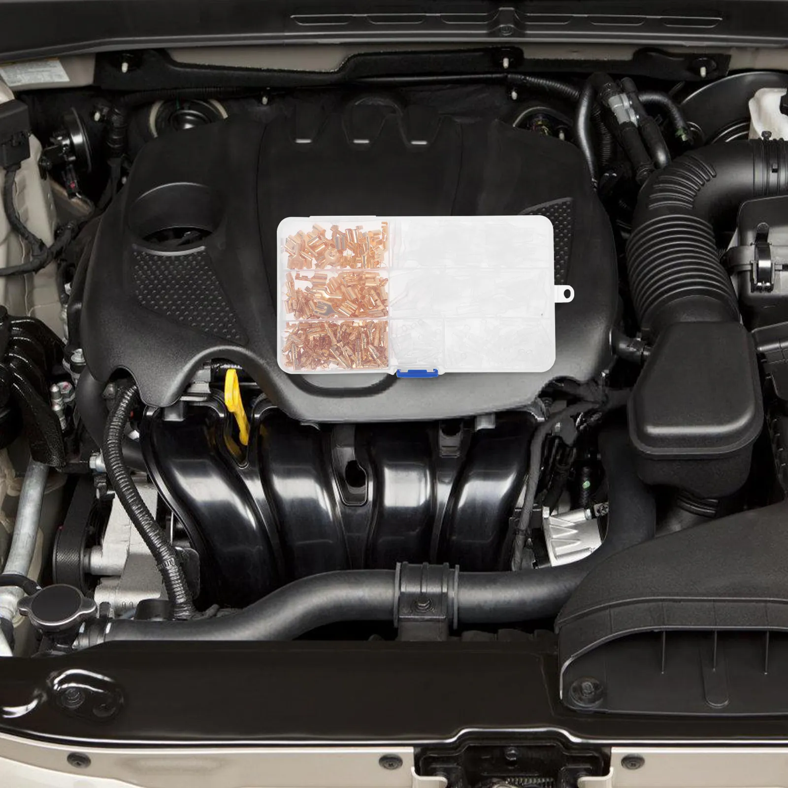 

Комплект разъемов-клемм для обжима (папа/мама) для автомобильной и мотоциклетной проводки, надежные соединители с термоусадкой