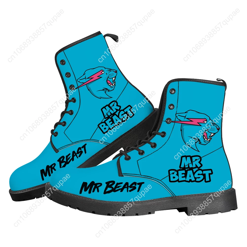 

Mr Beast Casual Boots American Game Blogger Mens Womens Teenager Shoes Fashion 3D Boot Outdoor High Quality Customize Made Shoe