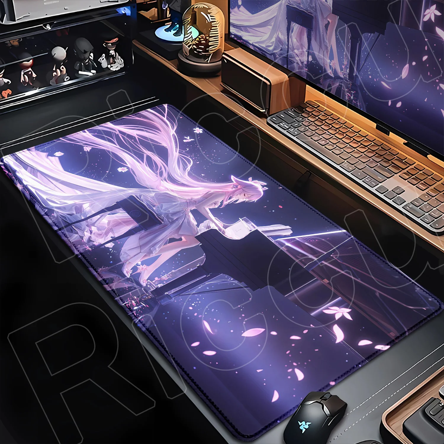

HD Printing Anime Girl Mousepad Genshin Impact Mouse Pad PC Game Cabinet Gaming Accessory Deskmat Room Decoration Exquisite Mats