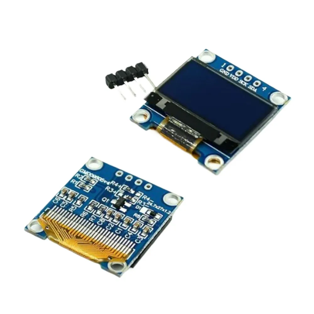 0.96 Inch Small OLED Display Module - Blue, White, Yellow-Blue Dual Color, IIC Communication, Compatible with 51 MCU
