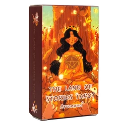 Najnowsze 78 kart The Land of Stories Tarot Oracle Cards Angielska wersja Fate Divination Tarot Cards Family Party Table Gra planszowa