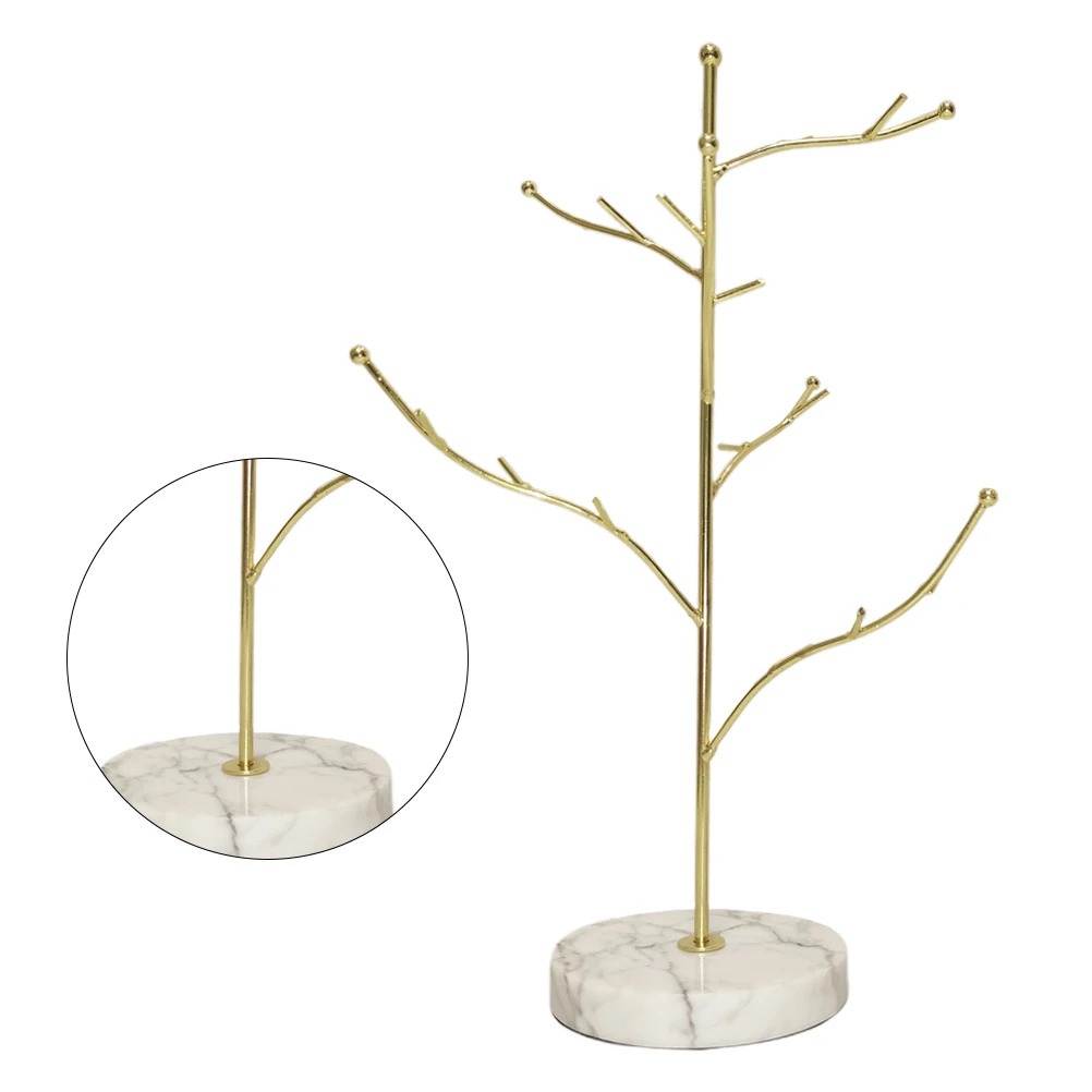 

Jewelry Tree Storage Display Stand for Necklaces Bracelets Rings Earrings Organizer Rack Decorative Owl Design Perfect Gift