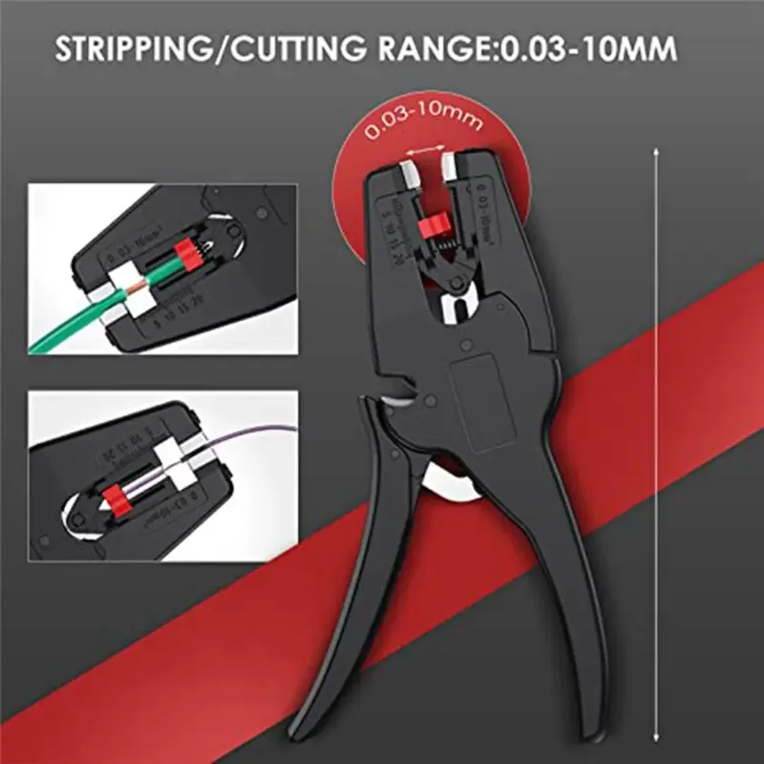 

Кусачки для зачистки проводов Feb.Wire Stripper Super, инструмент для зачистки и резки кабеля, кусачки для проводов 0,03-10 мм²