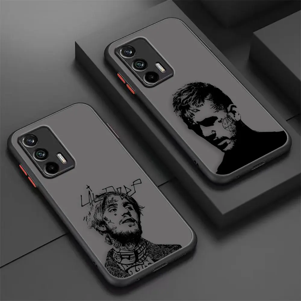 Cry Baby Rapper Lil Peep Hell Boy Matte Case for OPPO Realme C20 C21 C30 C31 C33 C35 C53 C55 V25 X7 XT MASTER NARZO 50I 50A Case