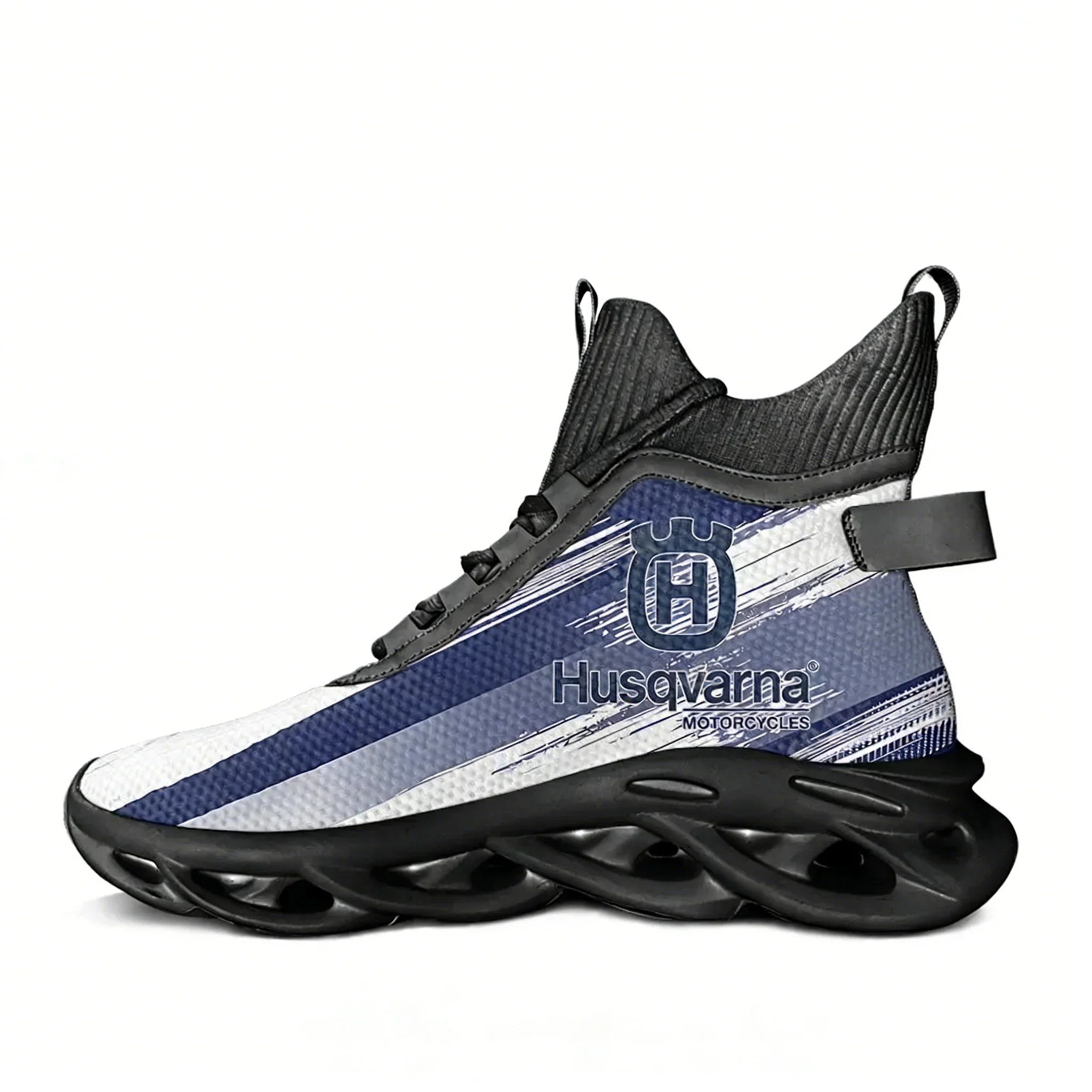 

Husqvarna Group High Top Flats Sneakers Mens Womens Sports Running Shoes Lace Up Mesh Footwear Custom Shoe