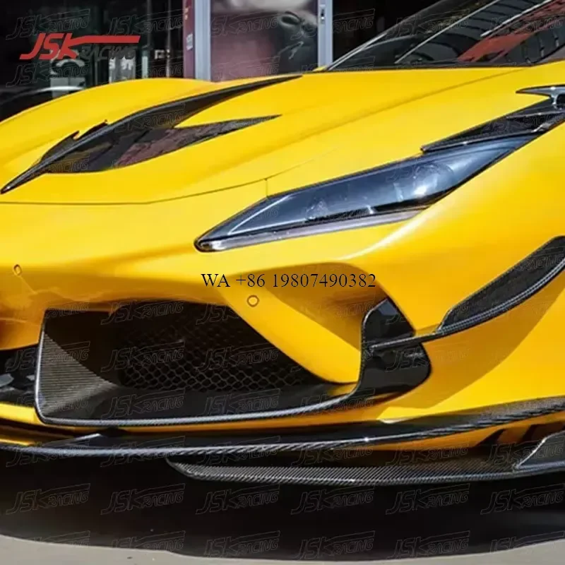 Wmwmnu PT Style Carbon Fiber Front Bumper Lip Lower Splitter for 2019-2021 F8