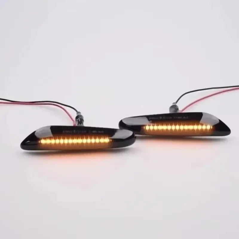 2x for E46 E60 E61 E82 E87 E91 E92 E93  Amber LED Side Marker Indicator Light