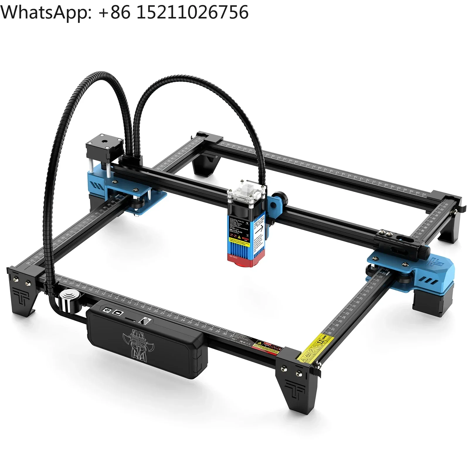 Twotrees las Engraver Tts-55 Pro las Engraving Machine 110V Us Upgraded Lifting Device X-Axis Belt Better Carving Accuracy