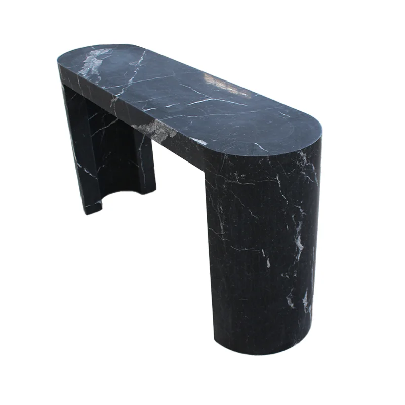 

# Promotion Nordic Style Stylish Modern Black Marble Side Table