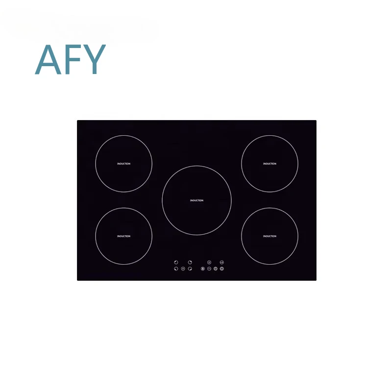 Induction Cooktop for Home Kitchen Built-in Appliances 5 Zone Induction Hob for Modern Cooking Smart Induction Stove for
