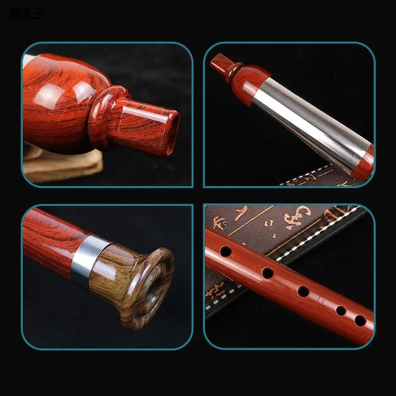 Electric Tuner Checked Chinese Bamboo Flute Bawu No Case Chinese Elements Flute Folk Musical Instrument Woodwind