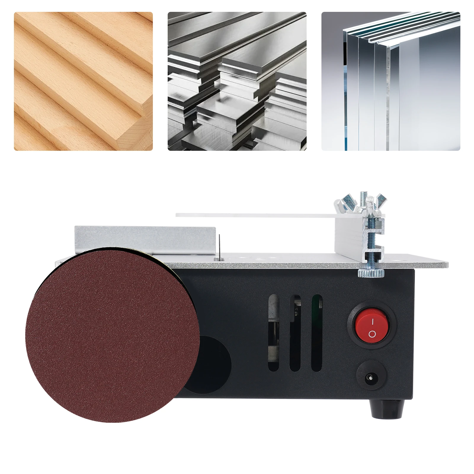 

2 Inch Portable Multifunctional Precision Table Saw with All-Copper Motor Adjustable Height for cutting PCB copper pipe etc