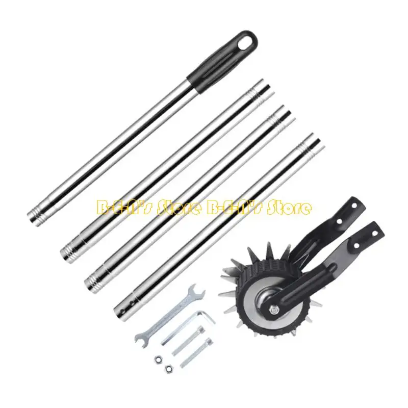 Y1AD Rust Proof Wheeled Lawn Edger For Clean And Neat Garden Borders Without Using Electricity