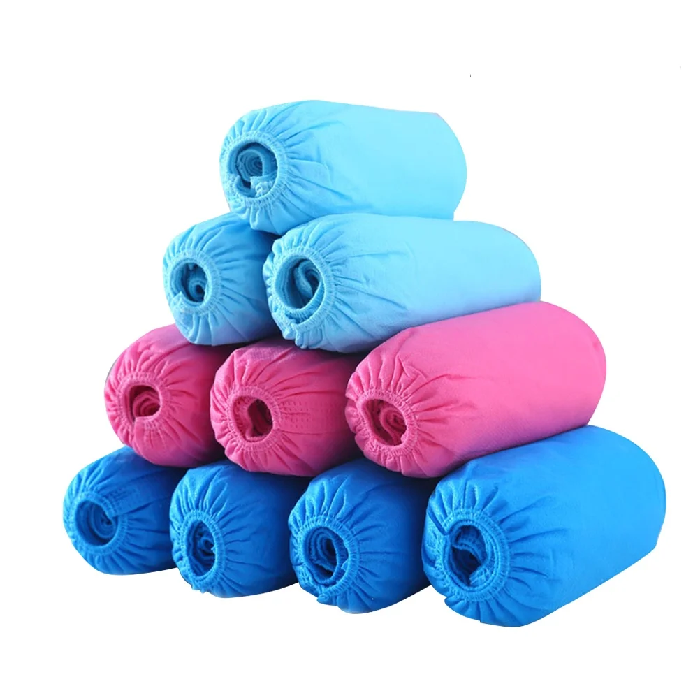 

200 Pcs Non-slip Shoe Covers Nonwoven Fabric Shoes Protector Disposable Breathable