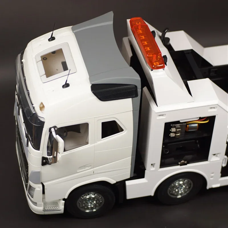High Roof Narrow Body Spoilers Kit for 1/14 Tamiya RC Truck Tipper for VOLVO FH16 750 56360 Car DIY parts