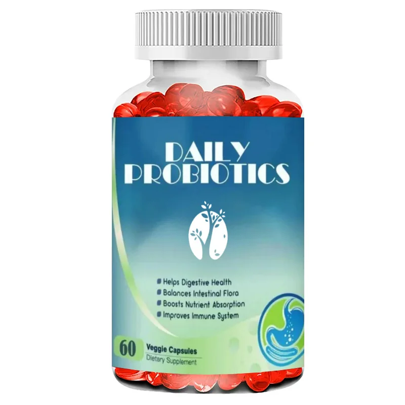 120 Billion CFU Probiotic Prebiotics and Digestive Enzymes - Immune Digestion Health Support, 60 Vegetable Capsules