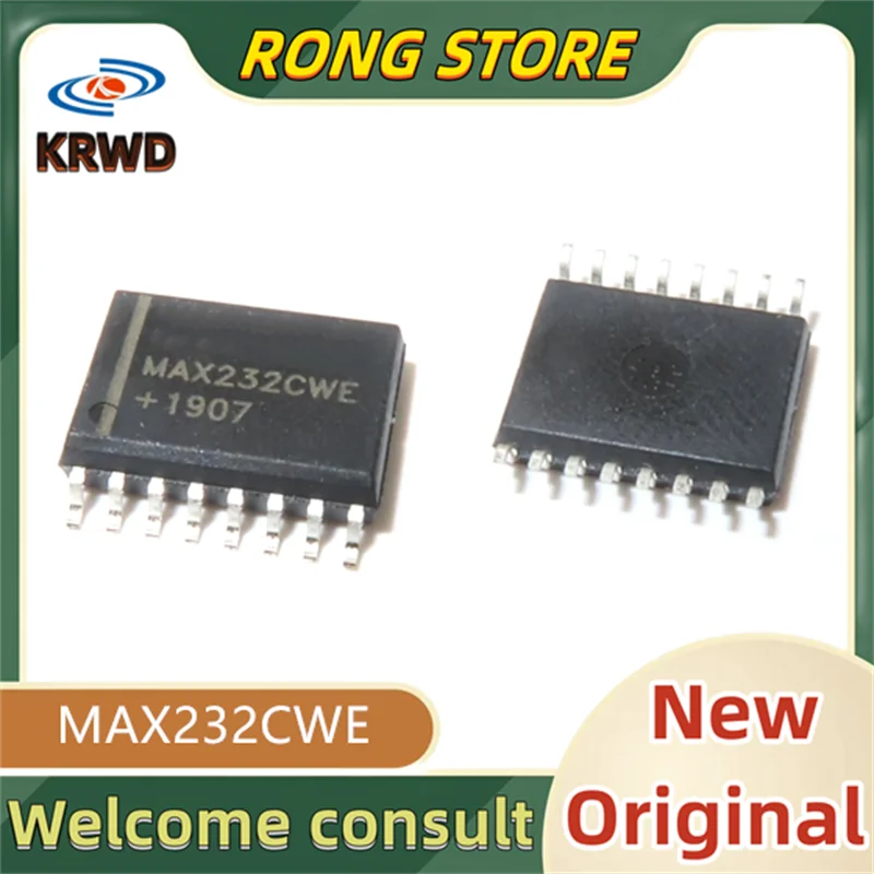 3PCS MAX232CWE   New and Original MAX232CWE MAX232 WSOP-16