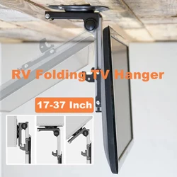 Soporte de elevación de techo para Monitor de coche, colgador de TV plegable de 17-37 pulgadas para RV, cocina, comedor, caravana, autocaravana, accesorios de piezas para RV