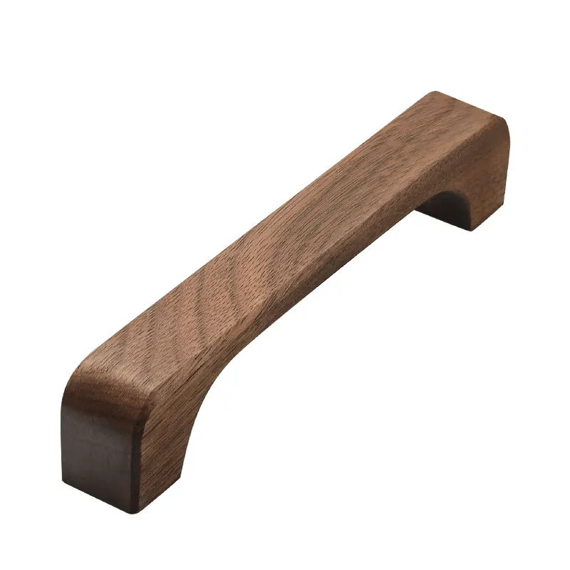 Schrankgriff aus Holz, Schubladengriffe aus massivem Holz für Kleiderschranktüren, natürlicher Holzknopf