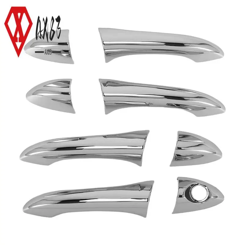 

AX83-Car Triple Chrome Door Handle Cover Trim Fit For BMW X5 E53 2000-2006