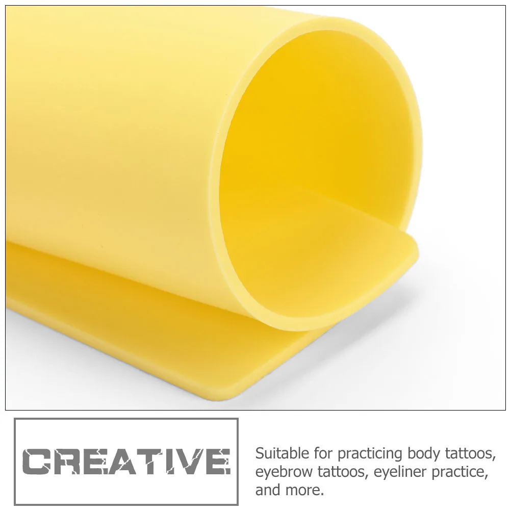 

5 шт. пустые поддельные листы для кожи, отличное качество изготовления, реалистичная подводка для бровей, подводка для глаз, татуировки на теле, практика татуировки, силиконовая кожа