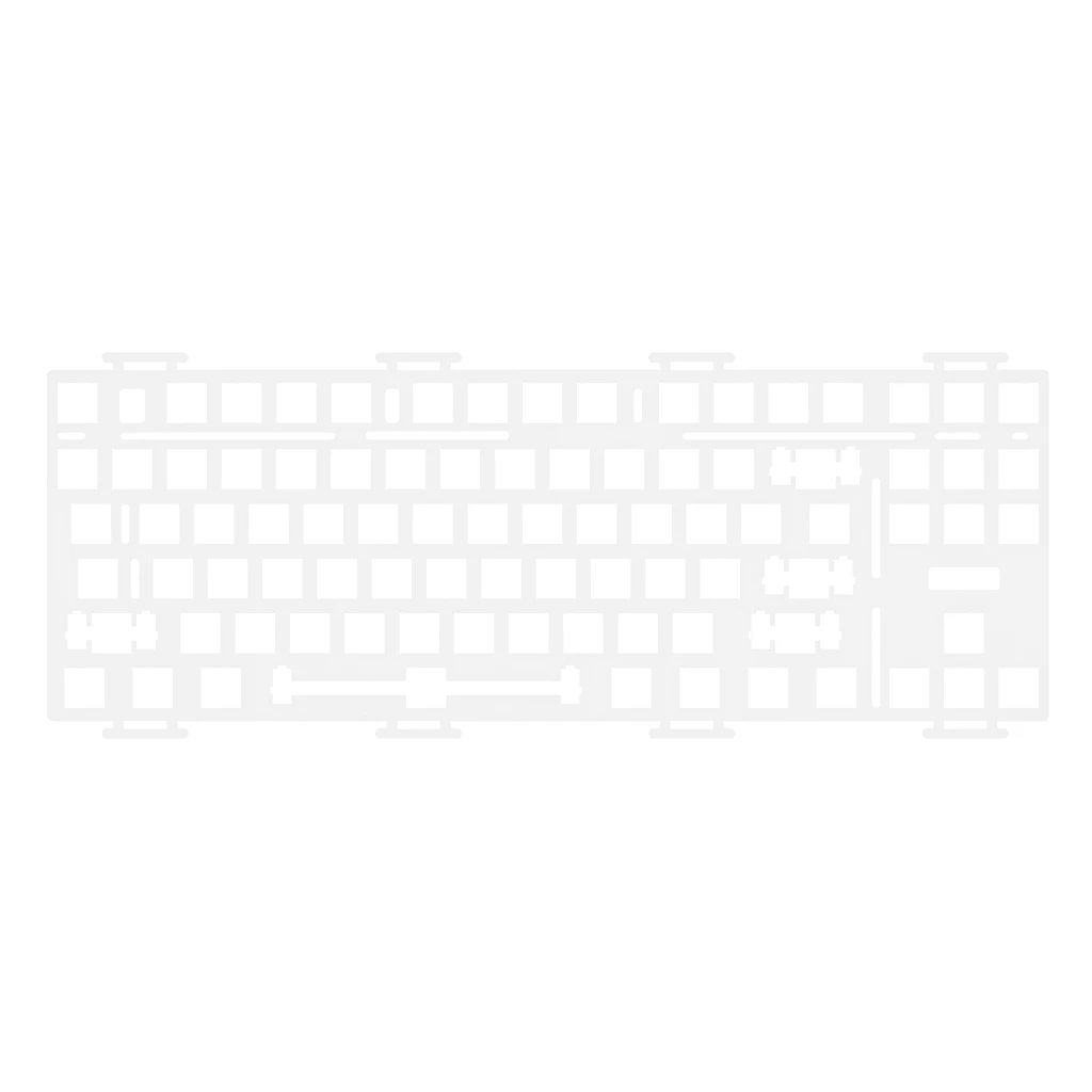 Akko-Monsgeek M3 Teclado Mecânico DIY Kit, FR4, Placa POM para MonsGeek M3