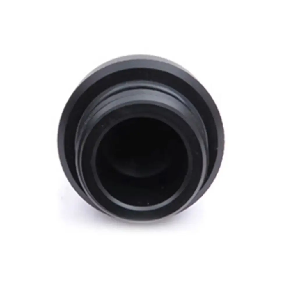 1Pcs ABS Plastic Scuba Diving Dust Cap Black 25x23mm Dive Valve Dust Cover Swivel Lanyard Male Threaded Plug