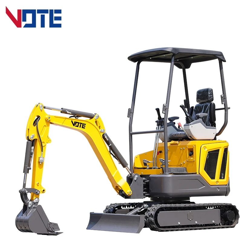 Envío Gratis, miniexcavadora de 1,6 toneladas, motor de 2 toneladas y 1 tonelada, precios de excavadora pequeña para uso doméstico y agrícola