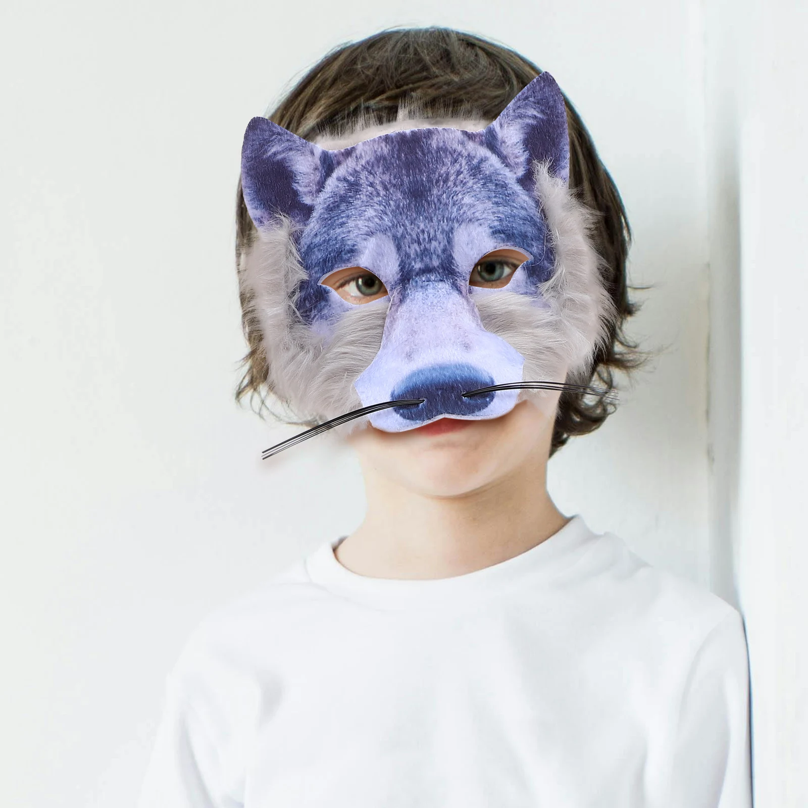 

1pc Realistic Wolf Mask For Party Halloween Cosplay Carnival Fun Face Masquerade Outdoor Festival Performance Prop Costume