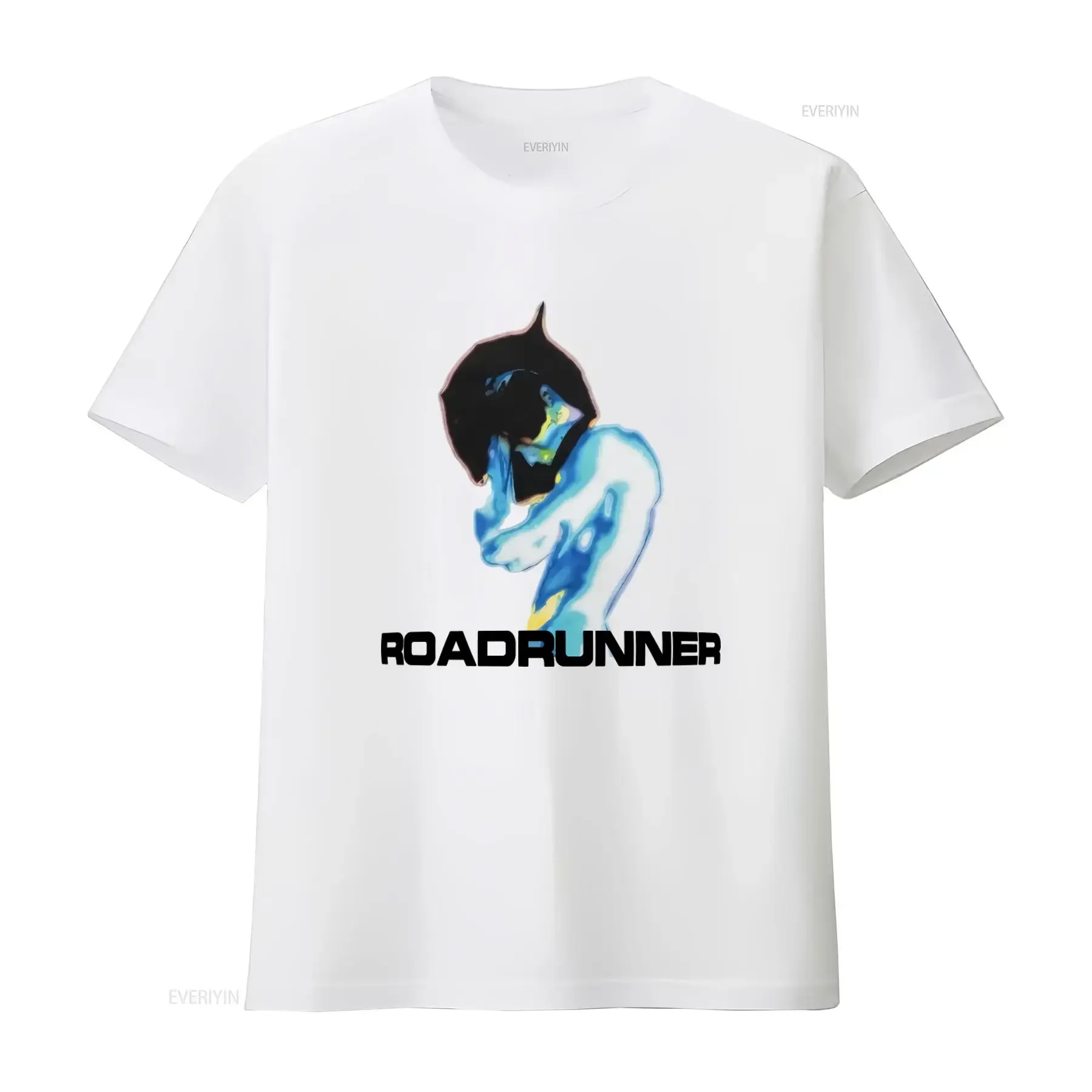 Brockhampton Roadrunner Print T shirt for Men and Women Stylish Trendy Design vintage Washed Unisex homme Top For Everyday Wear