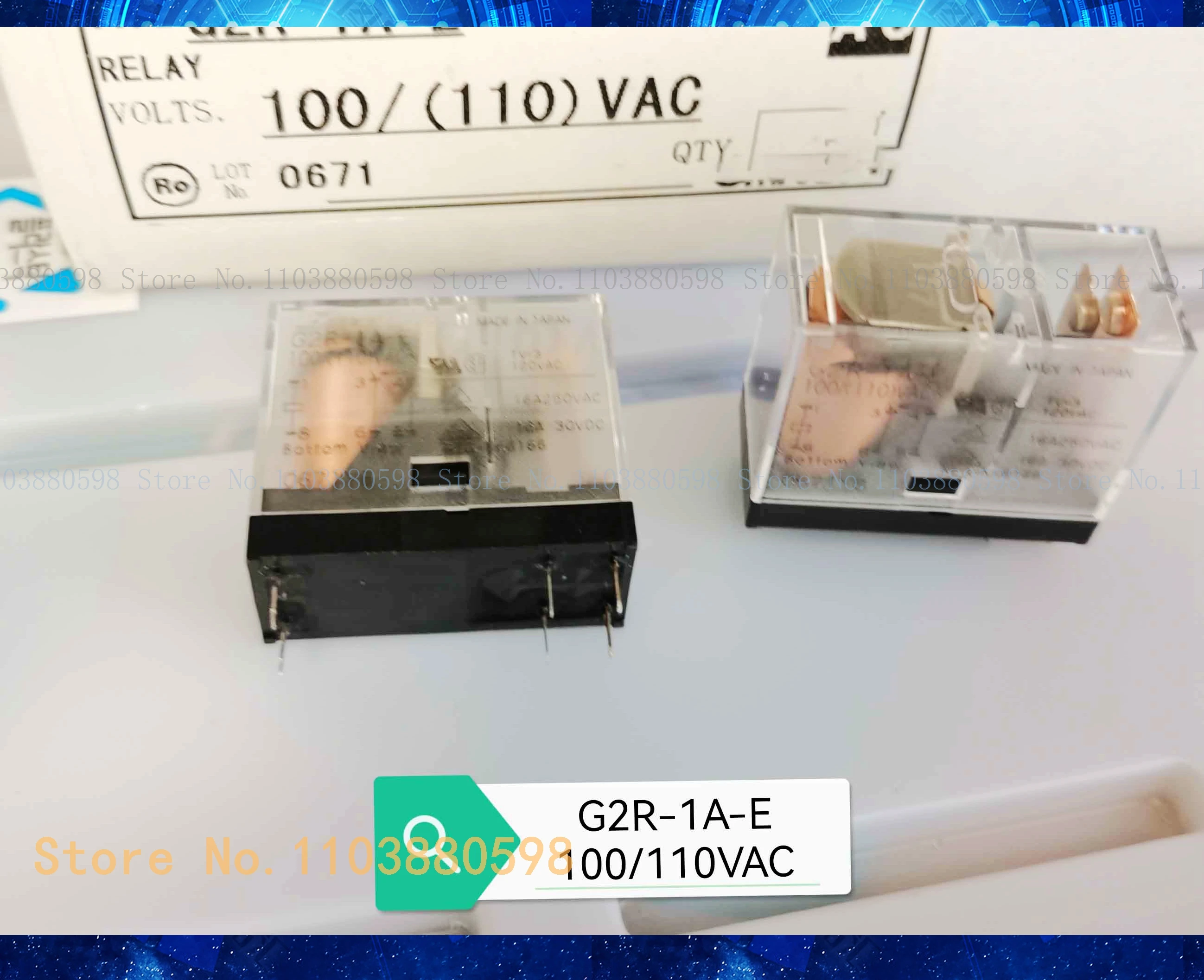 G2R-1A-E 100/110 V CA